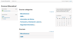 Desktop Screenshot of cursos.educatica.es